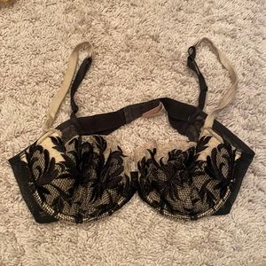 Victoria’s Secret Black and Tan bra 36C
